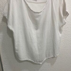 Oh My Gauze! White Grace top size 2 (L/XL) NWOT